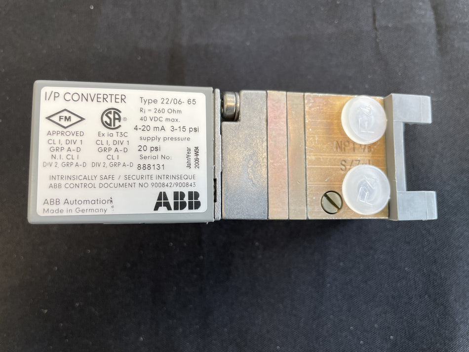 Glatt I/P Converter Type 22/06-65