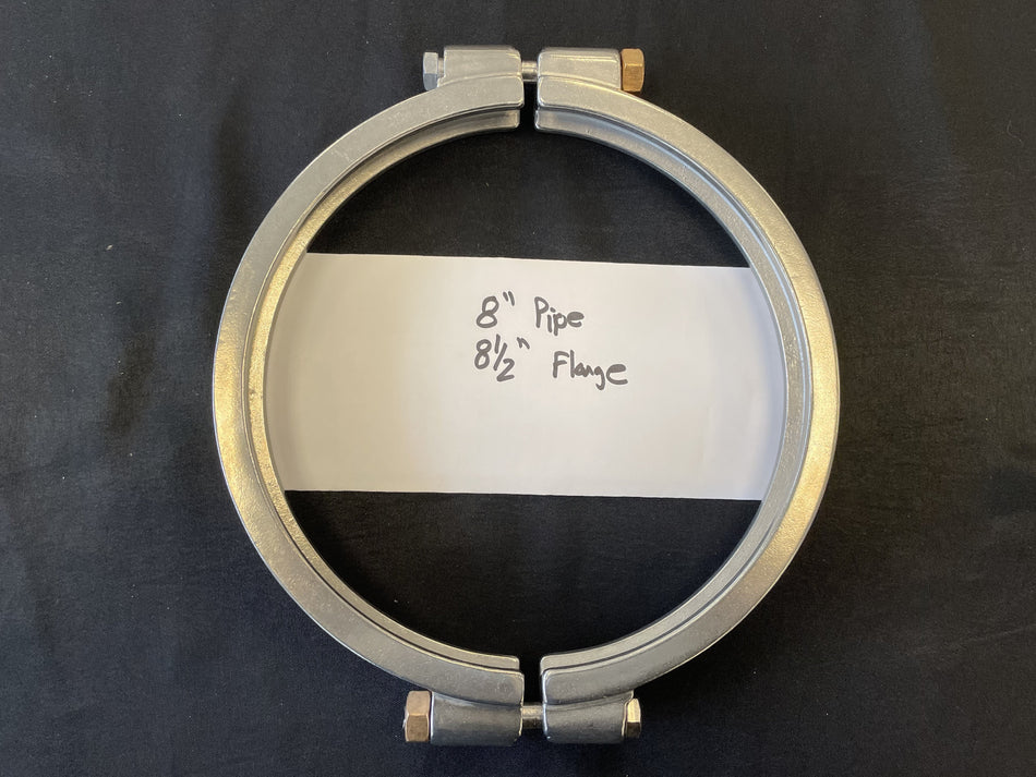Bolted High Pressure Sanitary Clamp - 8" Pipe/8.5" Flange