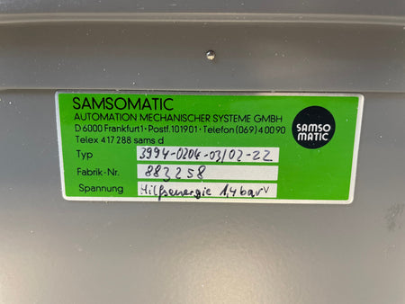 Samsomatic Pneumatic Transmitter 3994
