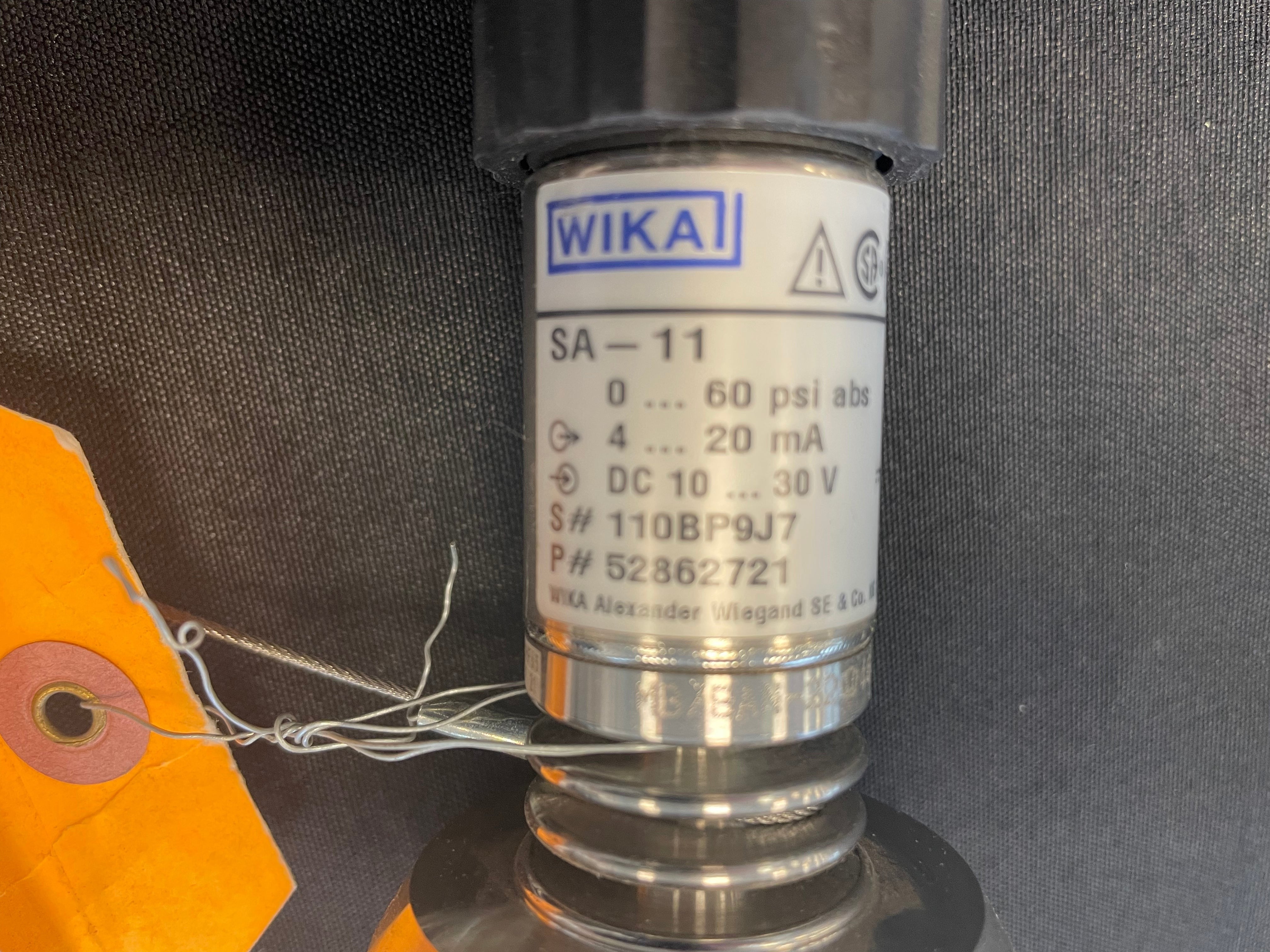 Wika SA-11 Pressure Sensor 0-60 psi