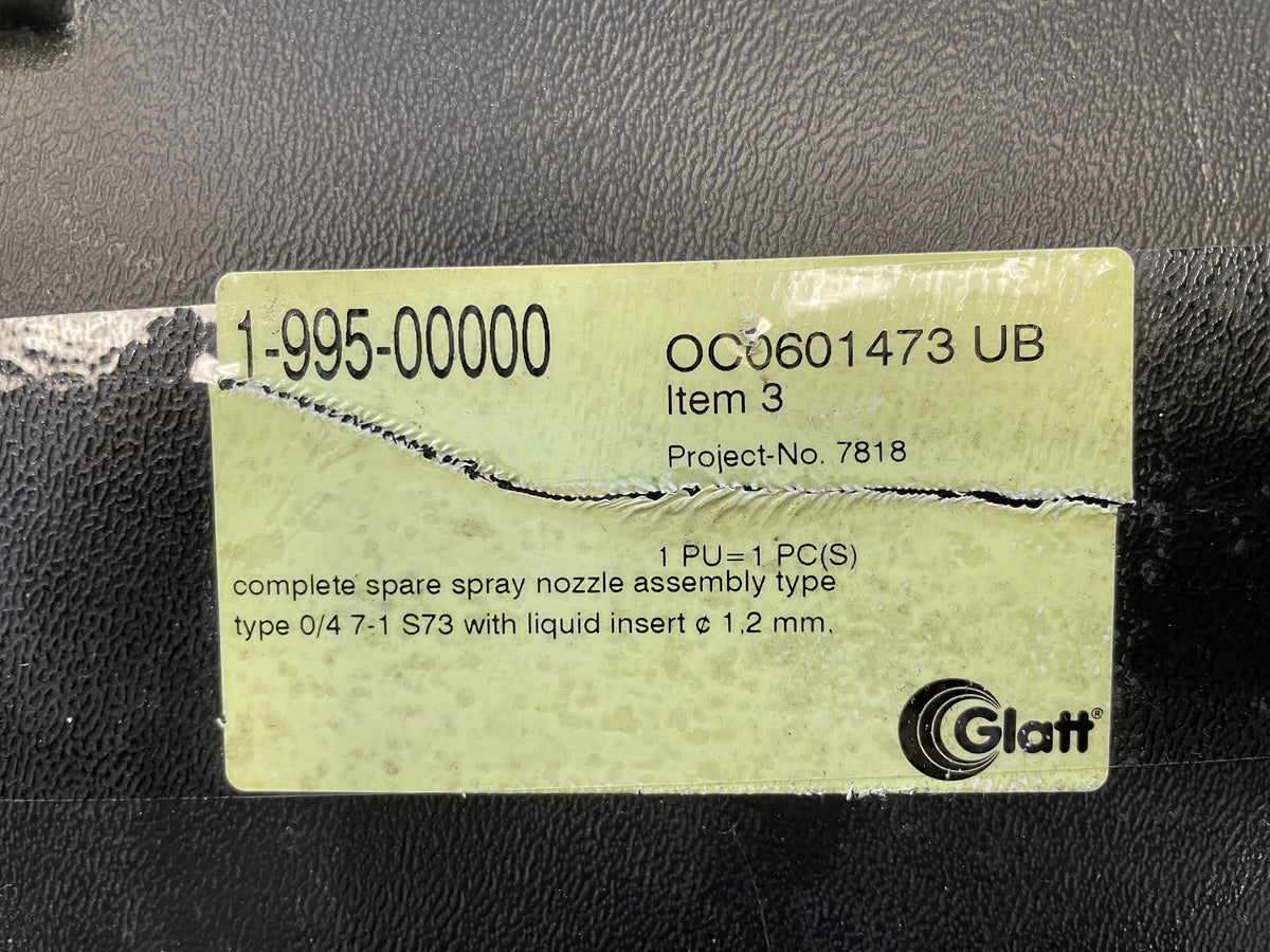 Glatt Spray Nozzle Assembly (1-995-00000)