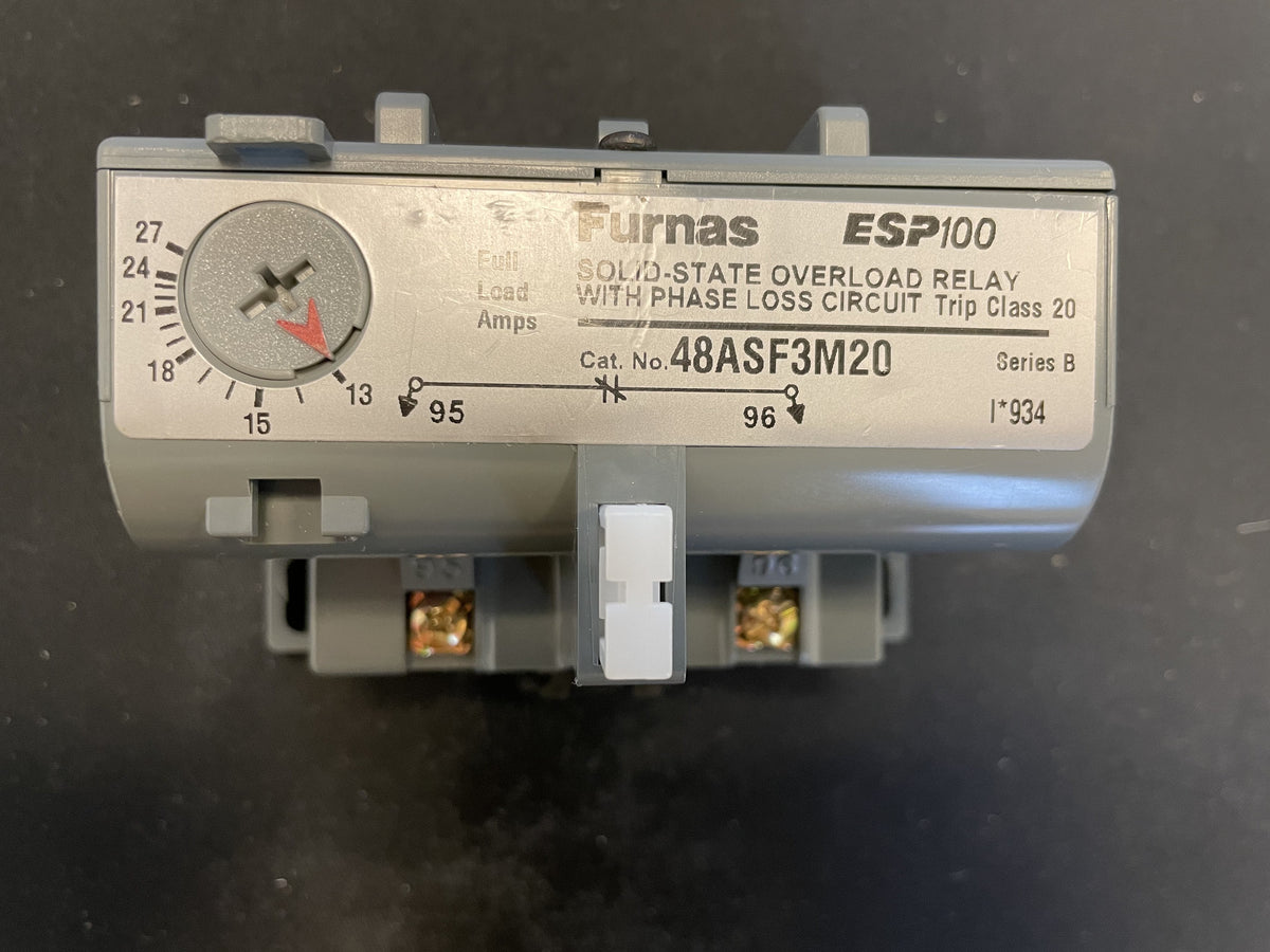 Solid State Overload Relay Adjustable from 13A to 27A for Fitzpatrick