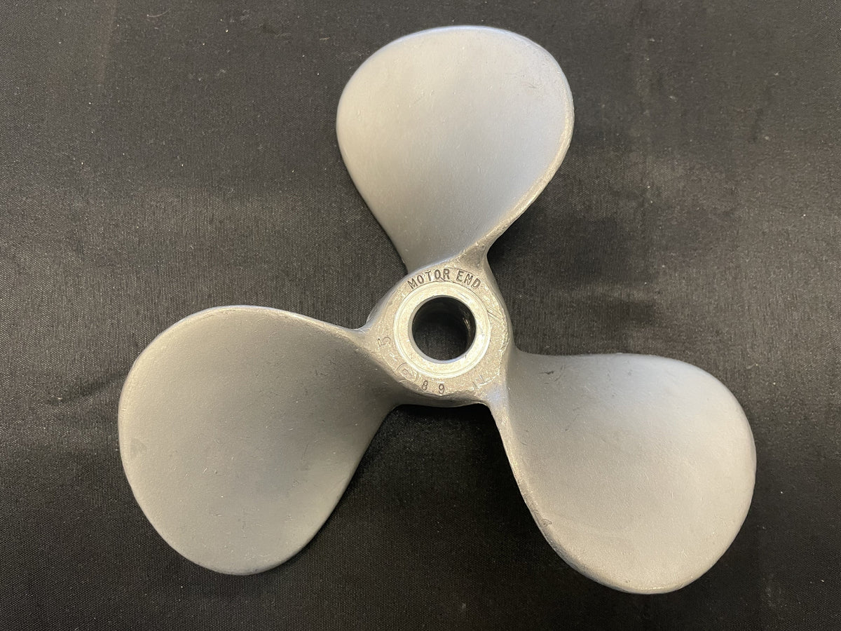Propeller for Mixer 9" diameter with 5" pitch. 3/4" Shaft Bore